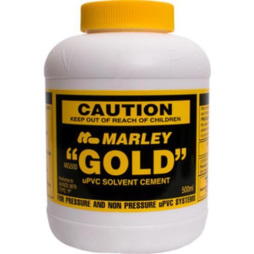 Gold Solvent Cement - Marley 500ml MG500
