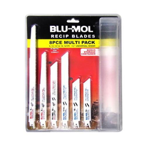 Reciprocating Saw Blade Multi-Pack 8-Piece BL6400-S1 - Blu-Mol