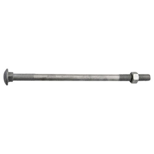 Coach Bolt and Nut 12 x - Ecko 220mm 4.6 Galvanised Steel