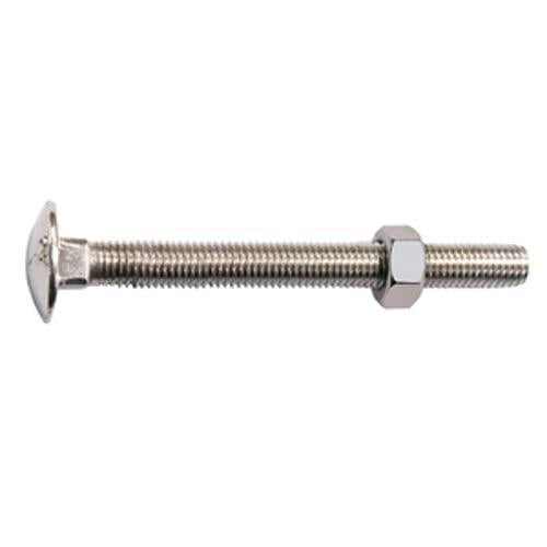 Coach Bolt and Nut 12 x - Ecko 100mm T316 Stainless Steel