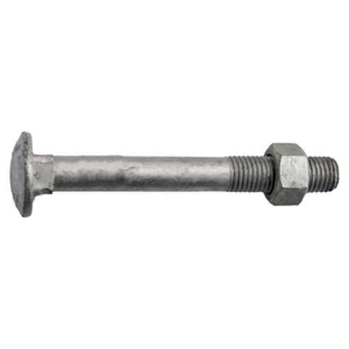 Coach Bolt and Nut 16 x - Ecko 180mm 4.6 Galvanised Steel