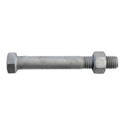 Engineer Bolt and Nut M10 x - Ecko 120mm Hex Head 4.6 Galvanised Steel
