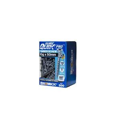 SureQuik Pro Wood Screw - Bremick 10G 50mm B8 T25 500 Packet