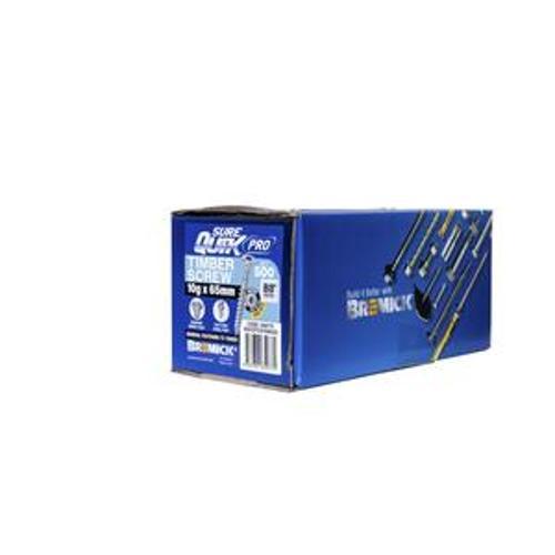 SureQuik Pro Wood Screw - Bremick 10G 65mm B8 T25 500 Packet