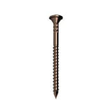 Sharks Tooth Deck Screw Bronze Raised Head - Bremick 10g 75mm 100pk