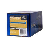 SureQuik Lumberfix Screw Countersunk Square Drive 10g 80mm Blue 500 Box
