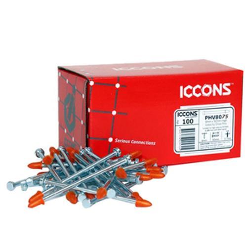 3.7 x 75mm Drive Pin Galvanised 100 Box - SESTO