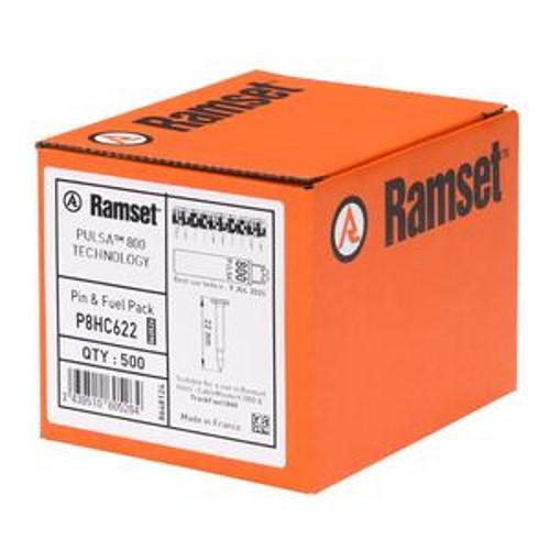 Pulsa Hardened Concrete HC6 Gas Pins - Ramset 22mm