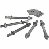 Bottom Plate Fixing Kit Trubolt Wedge Anchors Thrubolt Galvanised M12 140mm with