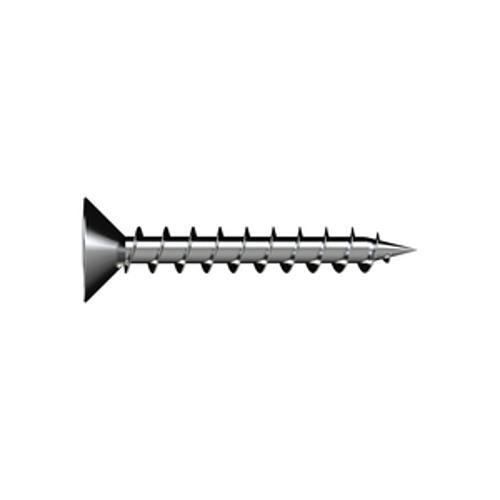Long Thread Hinge Screw 6g x 25mm Phillips Dive Countersink Head Zinc Plated