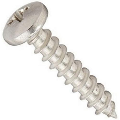 Metal Thread Screw 1/4 x 1-1/2 Inch Pan Head Phillips Drive T302 Stainless Steel