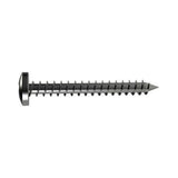 Self Tapping Screw 8g x 50mm Pan Head Square Drive T304 Stainless Steel