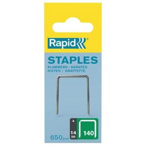 Tacker Staples 140/14 - RAPID 14mm Galvanised 650 Pack