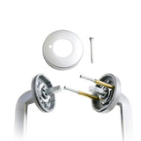Velocity Standard Rose Series Lever Set Satin Chrome Pearl L4 - Lockwood