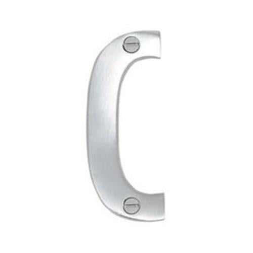 Modern Letter C Satin Chrome - Elements Hardware 76mm