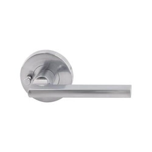 S Range Sara Lever Integrated Privacy Set Satin Chrome - Miles Nelson