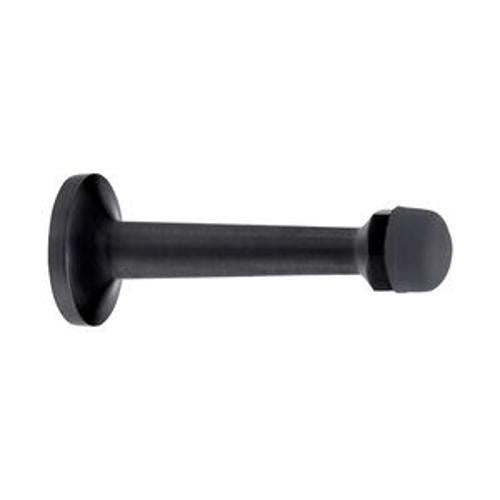75mm Doorstop Concealed Skirting Fix Black