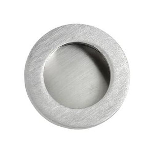 Round Flush Finger Pull - Miles Nelson 40mm Satin Chrome 744SC40