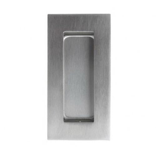 Concealed Fix Flush Pull Square Stainless Steel 102 x 51mm