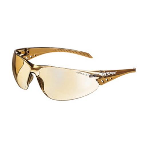 XSPEX Safety Spec Safety Glasses Antifog Bronze Mirror - Esko