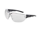 Ness Safety Glasses Black Temple AS/AF Clear Lens With Cord - Bolle