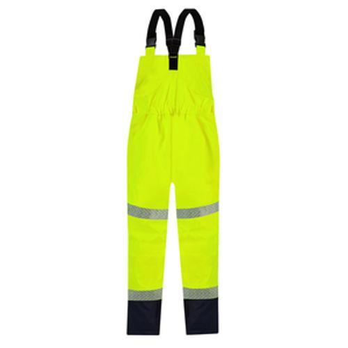 Stamina Eco Rain Bib Overtrouser Yellow/Navy 6XL - Bison