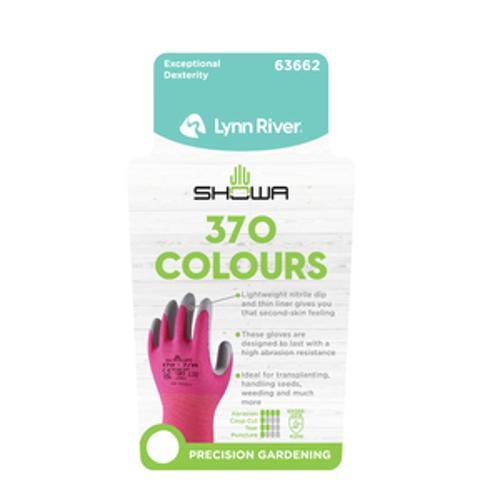 370 Nylon Latex General Purpose Gloves Medium Mixed Colours - Lynn River