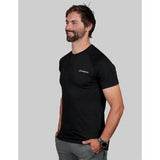 Combat Merino 160 Tee Apparel Black - Bushbuck L