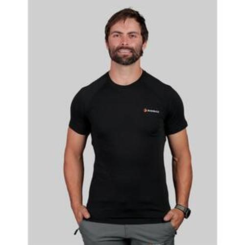 Combat Merino 160 Tee Apparel Black - Bushbuck XL