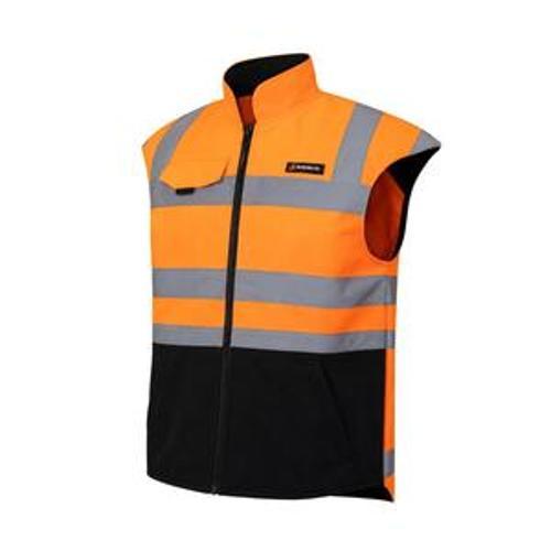 Canvas Hi-Vis Vest Black - Bushbuck 3XL