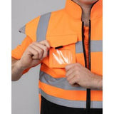 Canvas Hi-Vis Vest Black 6XL - Bushbuck