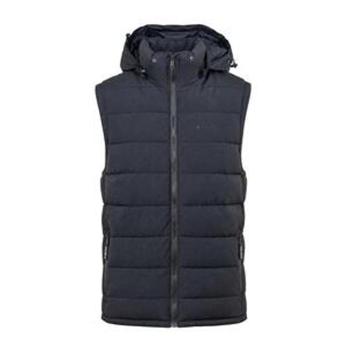Men's Polar X Canvas Puffer Vest Black - Bushbuck XL