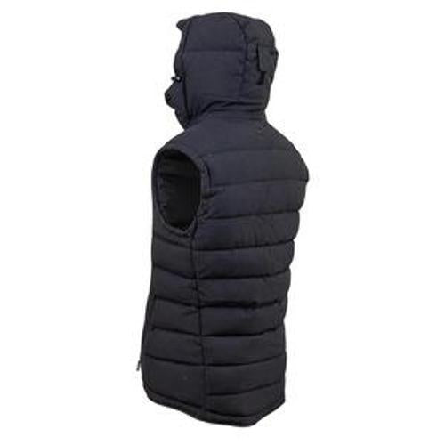 Men's Polar X Canvas Puffer Vest Black - Bushbuck XL