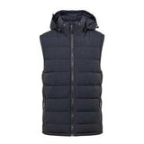 Men's Polar X Canvas Puffer Vest Black - Bushbuck 5XL