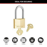 Padlock Brass Diamond Keyed - Master Lock 40mm Long