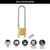 Padlock Brass Diamond Keyed - Master Lock 50mm