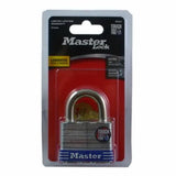 Pin Tumbler Keyed Padlock Shank Laminated Steel - Master Lock 51mm 25mm