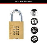 Padlock Combination Reset - Master Lock 50mm Solid Brass