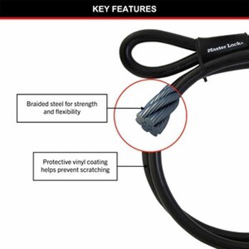 Cable Lock 4.6m x 10mm - Master Lock