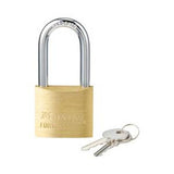 Fortress Keyed Padlock Solid Brass Long - Master Lock 40mm