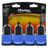 Magnum Excell Covered Padlock Laminated Steel - Master Lock 45mm 4 Packet