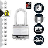 Padlock Magnum Keyed - Master Lock 45mm 4 Pack