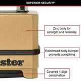Combination Padlock - Master Lock 38mm Shackle