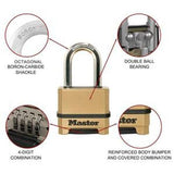 Combination Padlock - Master Lock 38mm Shackle