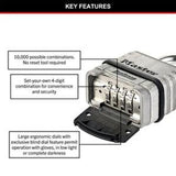Combination Padlock Stainless Steel - Master Lock 57mm