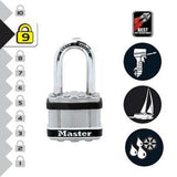 Padlock Stainless Steel Long Shackle - Master Lock 38mm