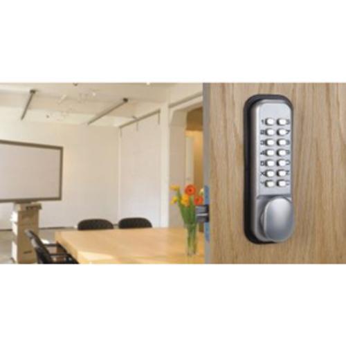 Mechanical Digital Knob Lock Satin Chrome SL2000SC - Yale