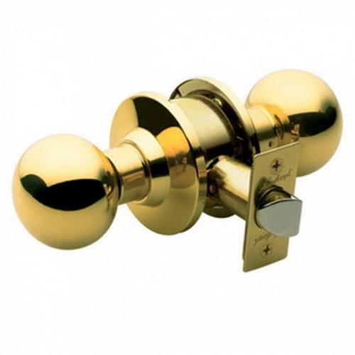 Bala 100C Knobset Passage Latch 60-70mm Backset Polished Brass EZ101BAALPB