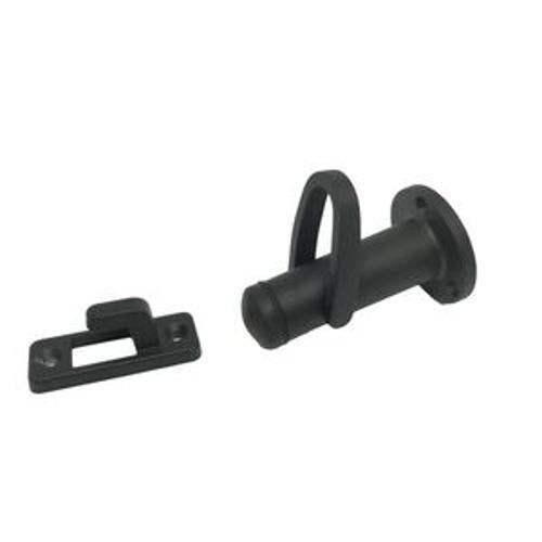 Door Stop Hook Back Black - Jaeco