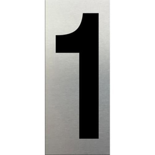 Self-Adhesive Aluminum Number 1 - Markit Graphics 50mm